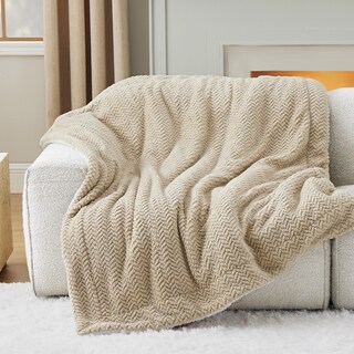 Foto 7 | Manta Bedsure Sherpa De Forro Polar Con Forma De Espiga, 130 X 150 Cm - Venta Internacional.