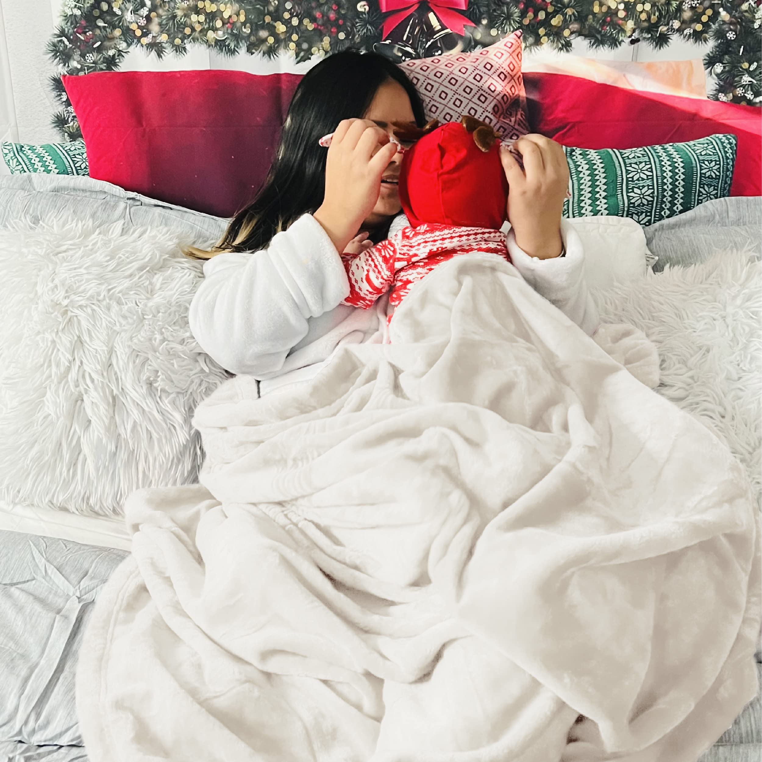 Foto 6 pulgar | Manta Polar Blanket Bedsure Xl, Crema, 300 G/m², Suave, 130 X 180 Cm - Venta Internacional.