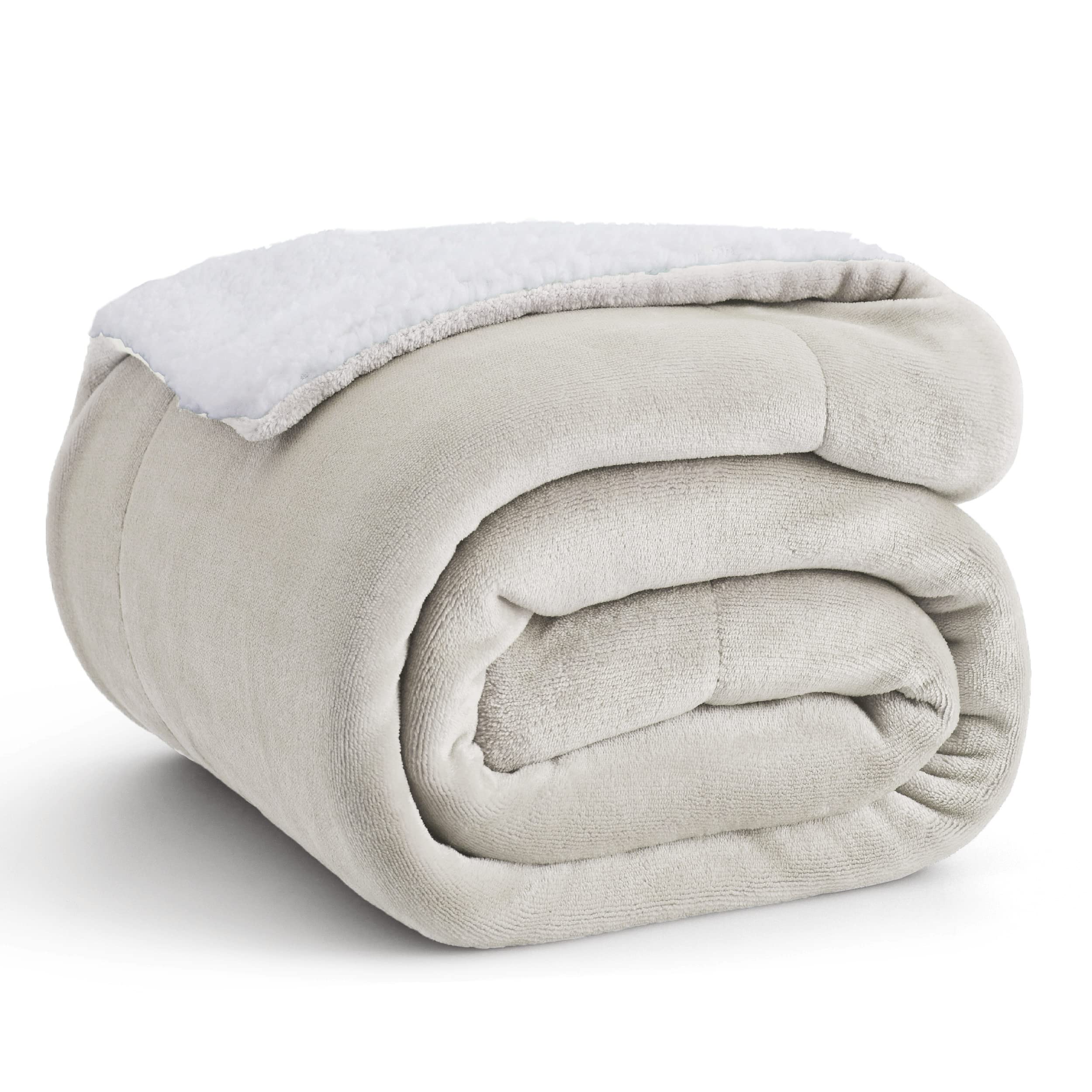 Manta De Forro Polar Sherpa Bedsure Para Sofá, 130 X 150 Cm, Lino - Venta Internacional.