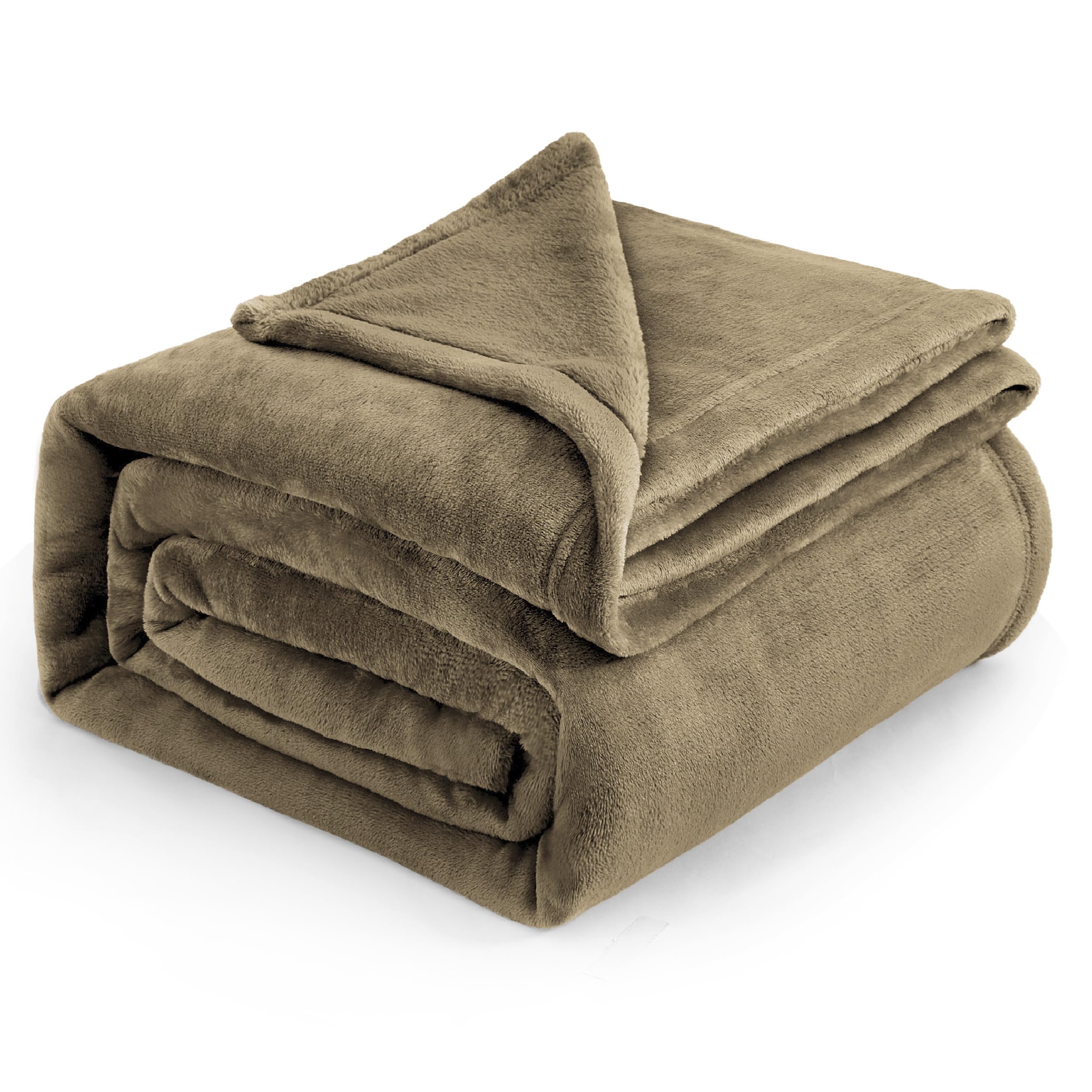 Forro Polar Blanket Bedsure, Talla King, Camel, Forro Polar - Venta Internacional.