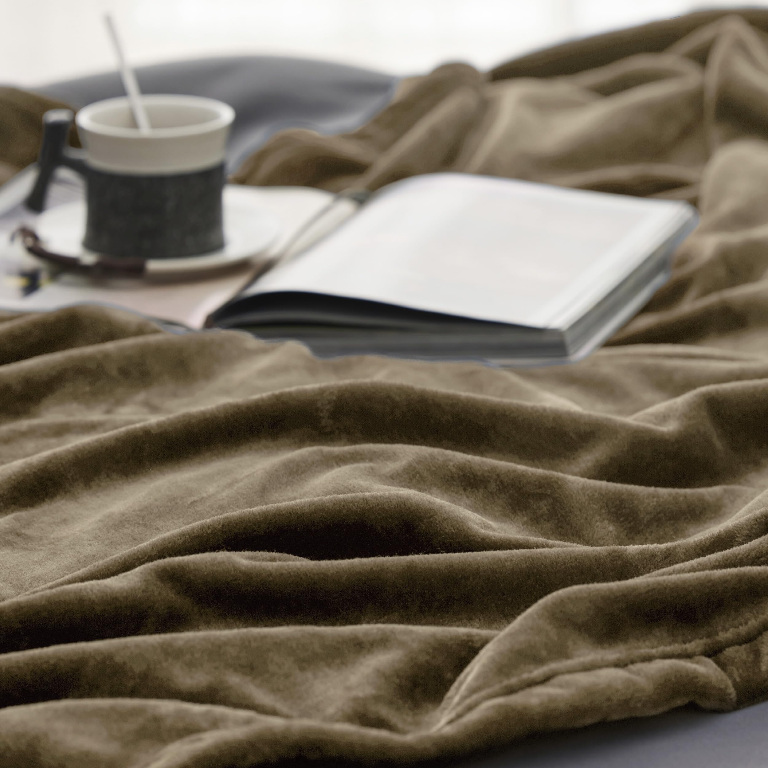 Foto 5 pulgar | Forro Polar Blanket Bedsure, Talla King, Camel, Forro Polar - Venta Internacional.