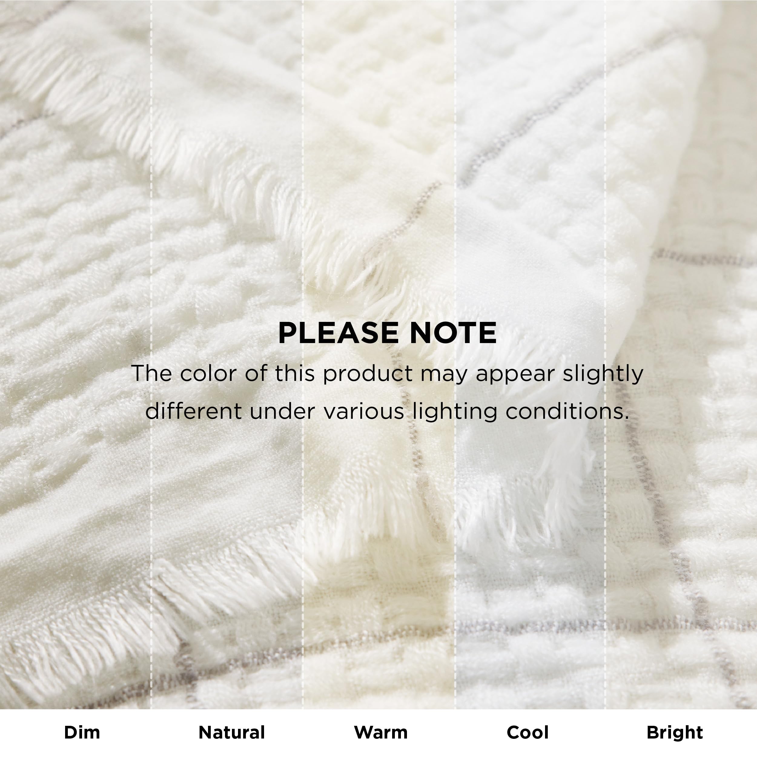Foto 7 | Manta Para Cama, Color Crema, 150 X 200 Cm, Color Blanco - Venta Internacional.