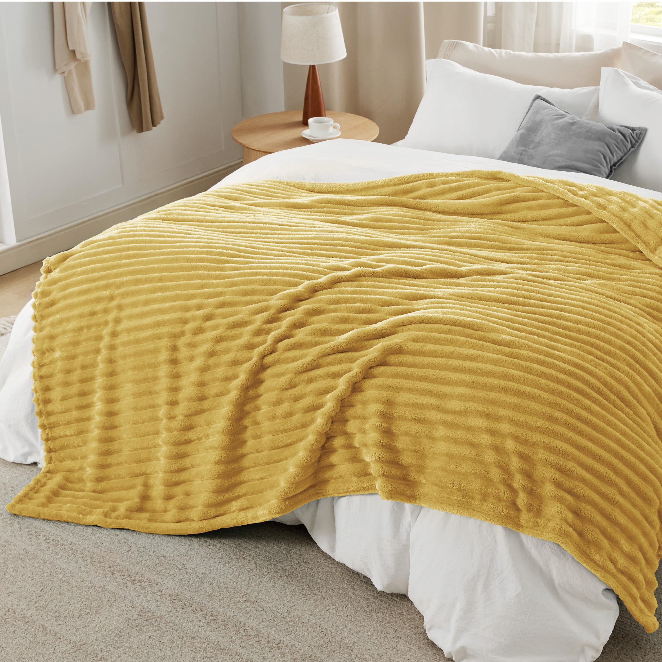 Foto 6 | Manta Bedsure Honey Fleece Para Sofá, 230 X 230 Cm - Venta Internacional.