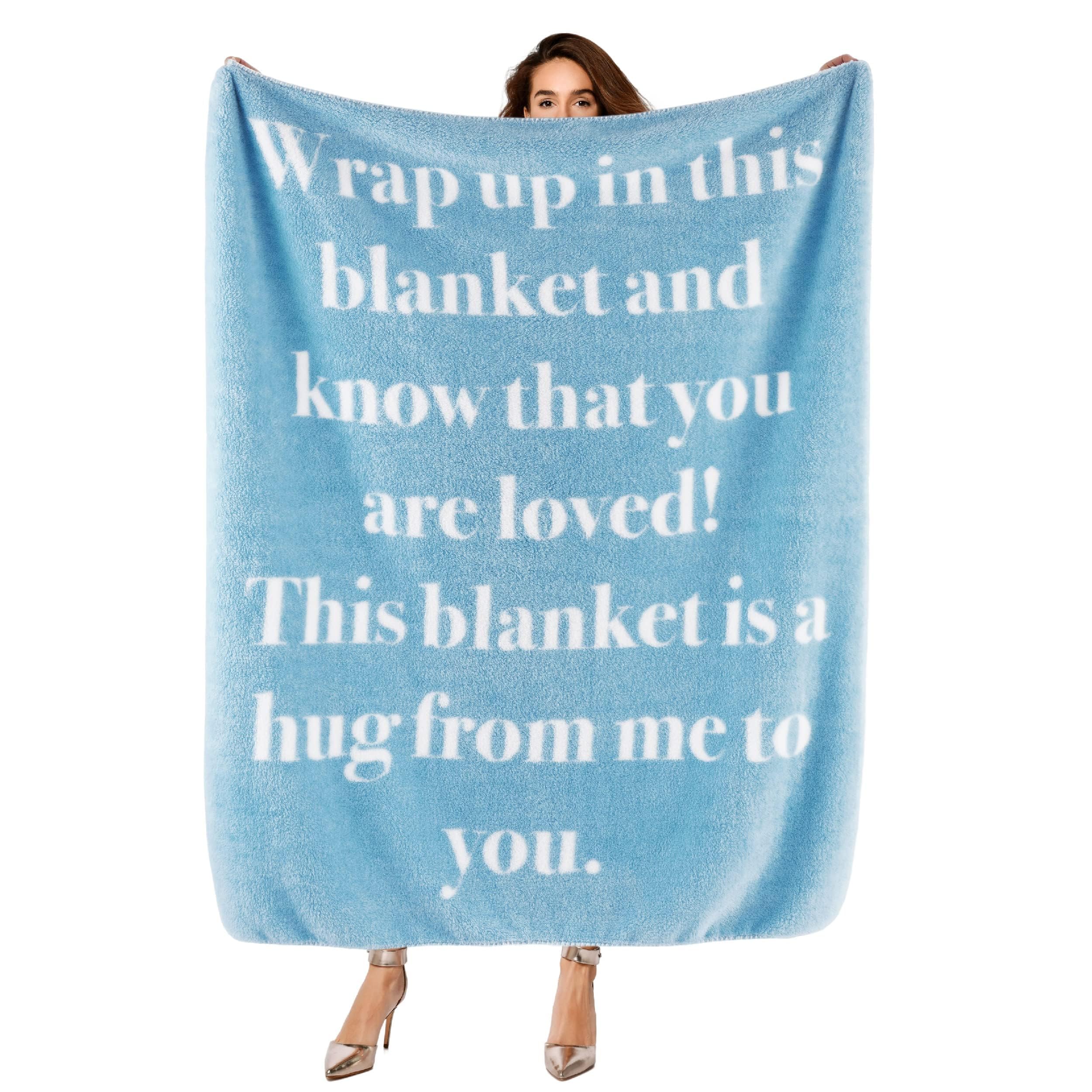 Manta Curativa Bedsure Get Well Gifts Para Mujer, Azul, 50 X 60 Pulgadas - Venta Internacional.