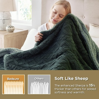 Foto 3 | Manta Bedsure Sherpa De Forro Polar, Tamaño King, Suave Y Acogedora, Para Cama - Venta Internacional.