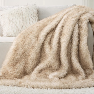 Foto 2 | Manta De Cama De Piel Sintética Suave Y Esponjosa Para Sofá, 50 X 70 Pulgadas, Color Marrón - Venta Internacional.