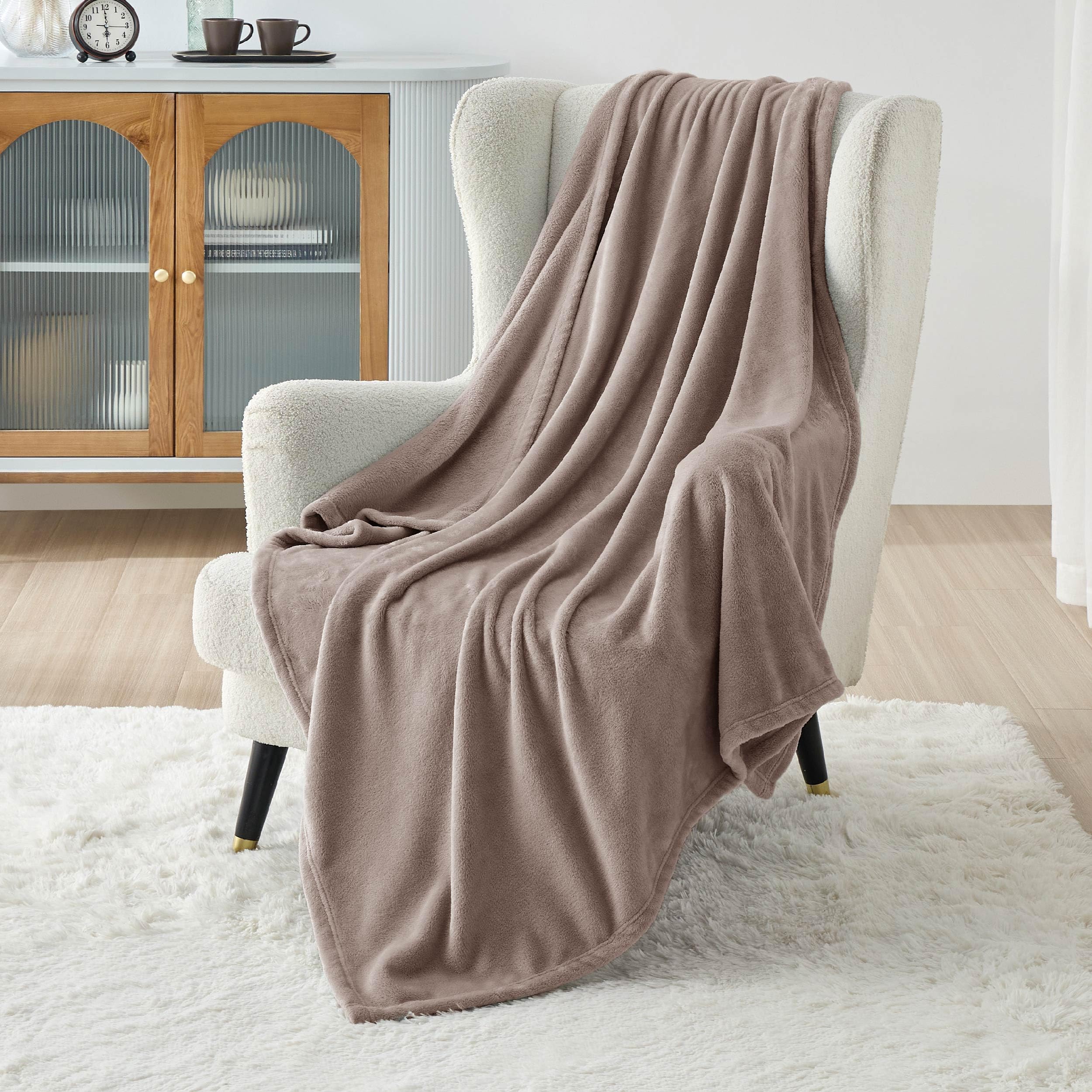 Foto 3 pulgar | Manta Polar Bedsure Marrón- Venta Internacional