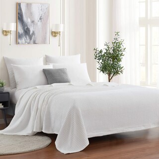 Foto 1 | Manta Sweet Home Collection 100% Algodón Fino King White - Venta Internacional.