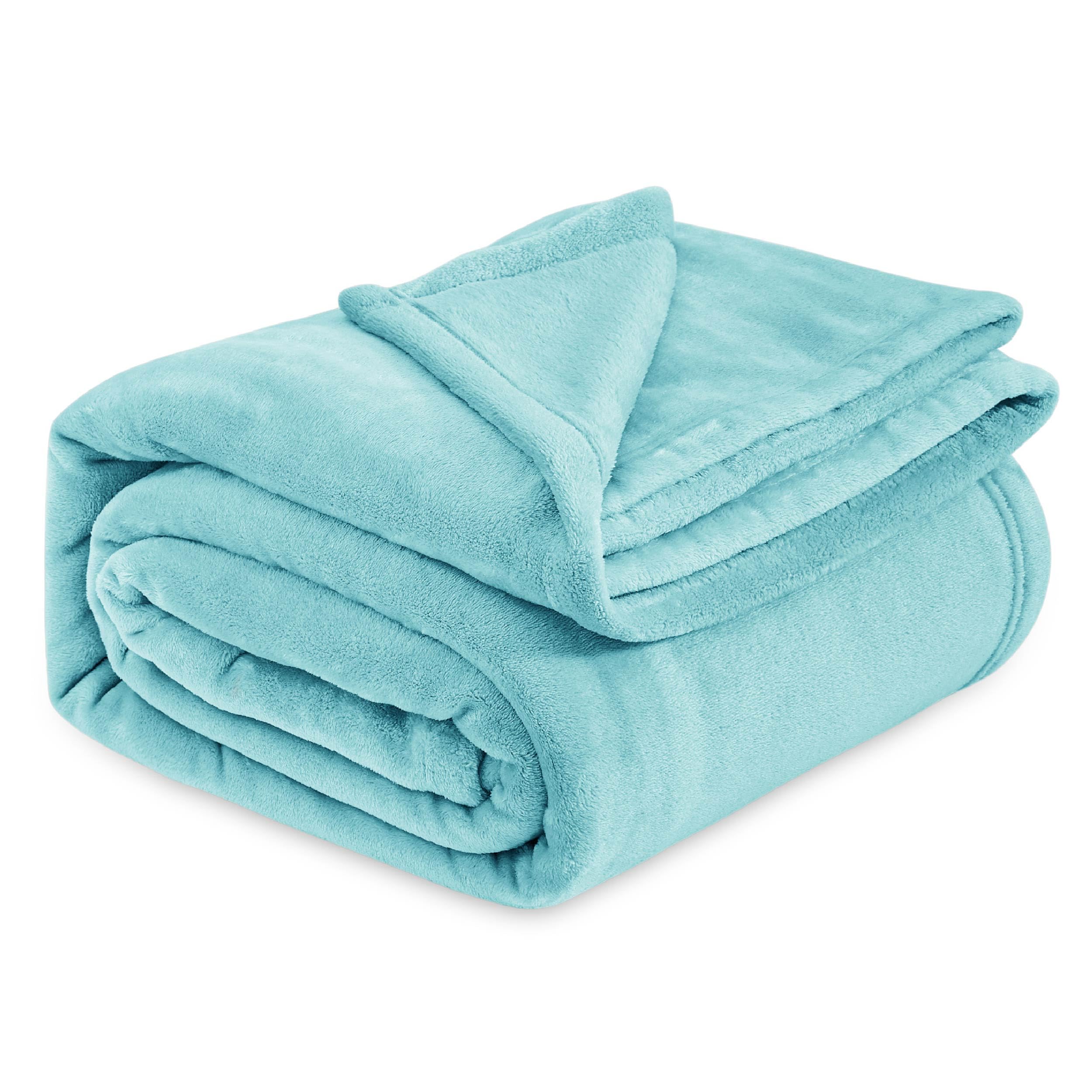 Manta Bedsure Forro Polar Tamaño Queen Franela Azul Río - Venta Internacional