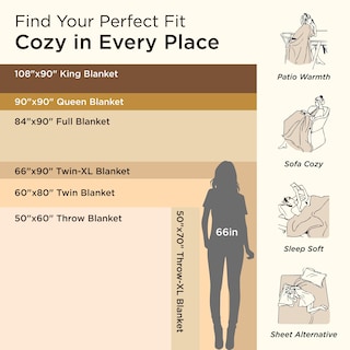 Foto 6 | Manta Bedsure Sherpa Para Sofá, 130 X 150 Cm, Color Blanco - Venta Internacional.
