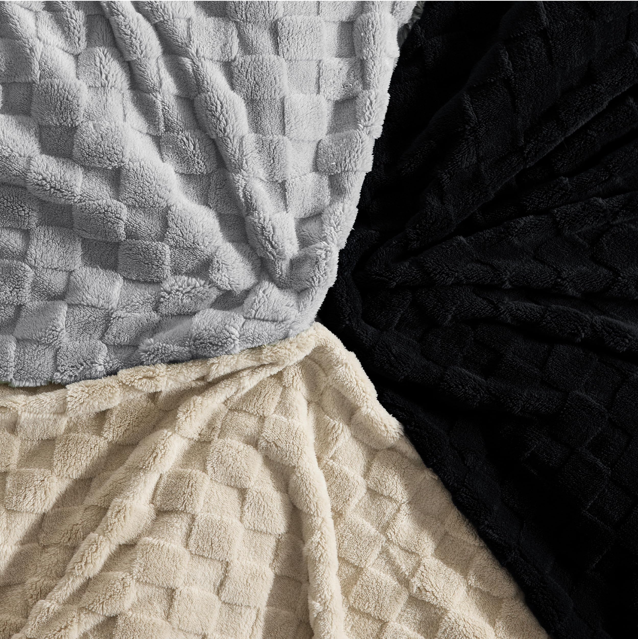 Foto 8 pulgar | Manta De Forro Polar Negro Para Sofá Supersuave, 130 X 150 Cm - Venta Internacional.