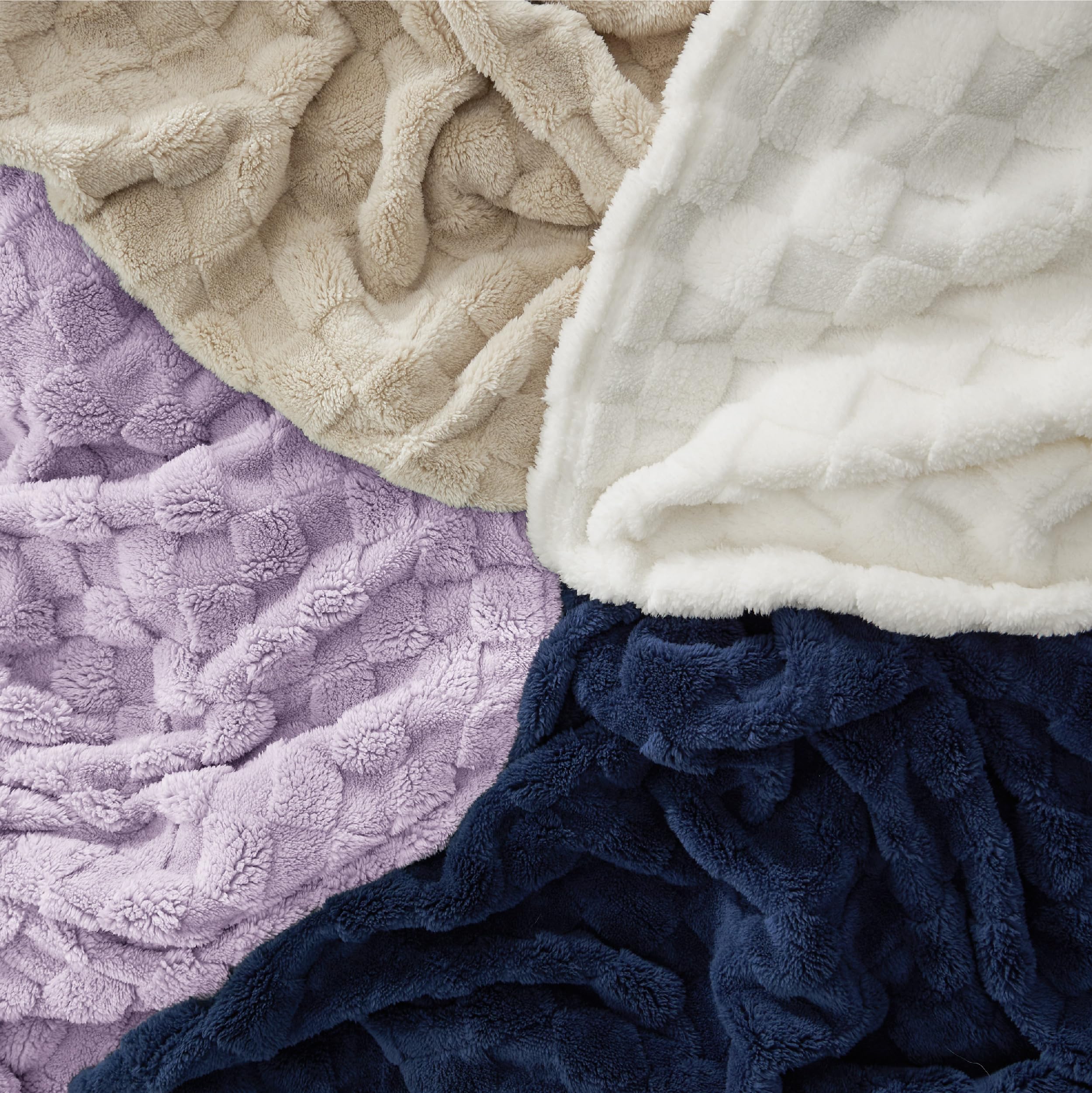 Foto 7 | Manta Bedsure Lavender Fog, Forro Polar Para Sofá, 130 X 150 Cm - Venta Internacional.