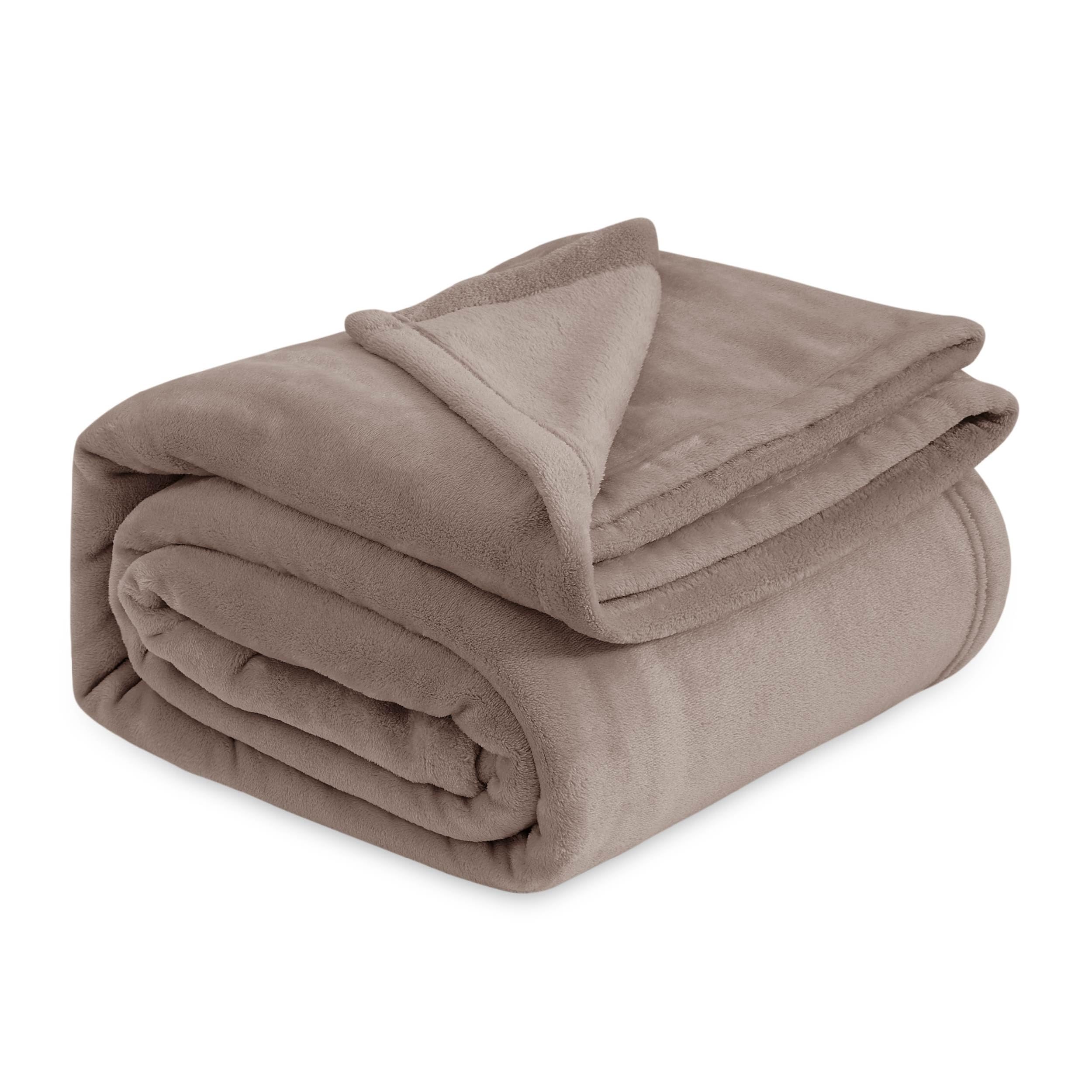 Foto 2 pulgar | Manta Polar Bedsure para Cama King Size Marrón Moca 274 x 229 cm - Venta Internacional