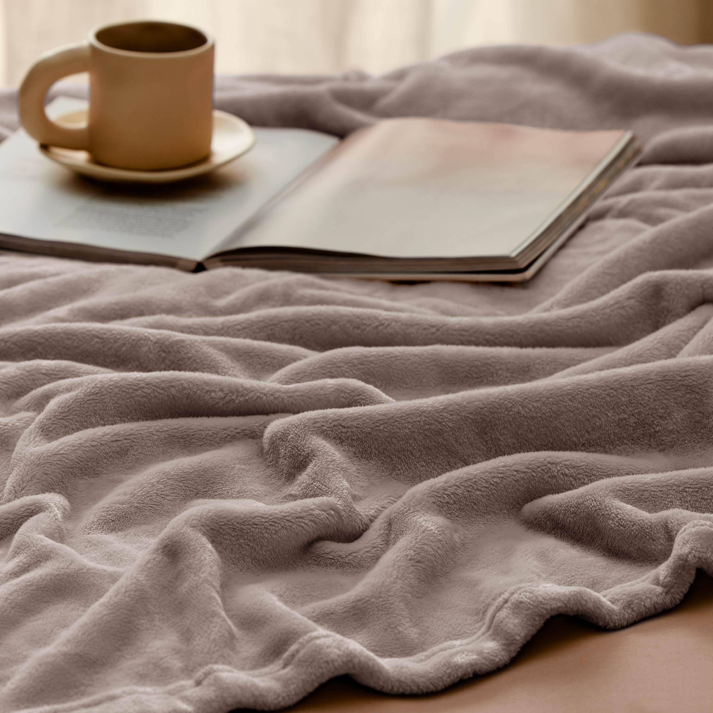 Foto 6 pulgar | Manta Polar Bedsure para Cama King Size Marrón Moca 274 x 229 cm - Venta Internacional