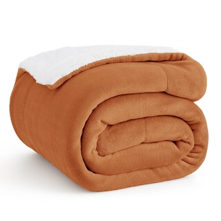 Foto 1 | Manta Bedsure Sherpa de Forro Polar Anaranjada - Venta Internacional