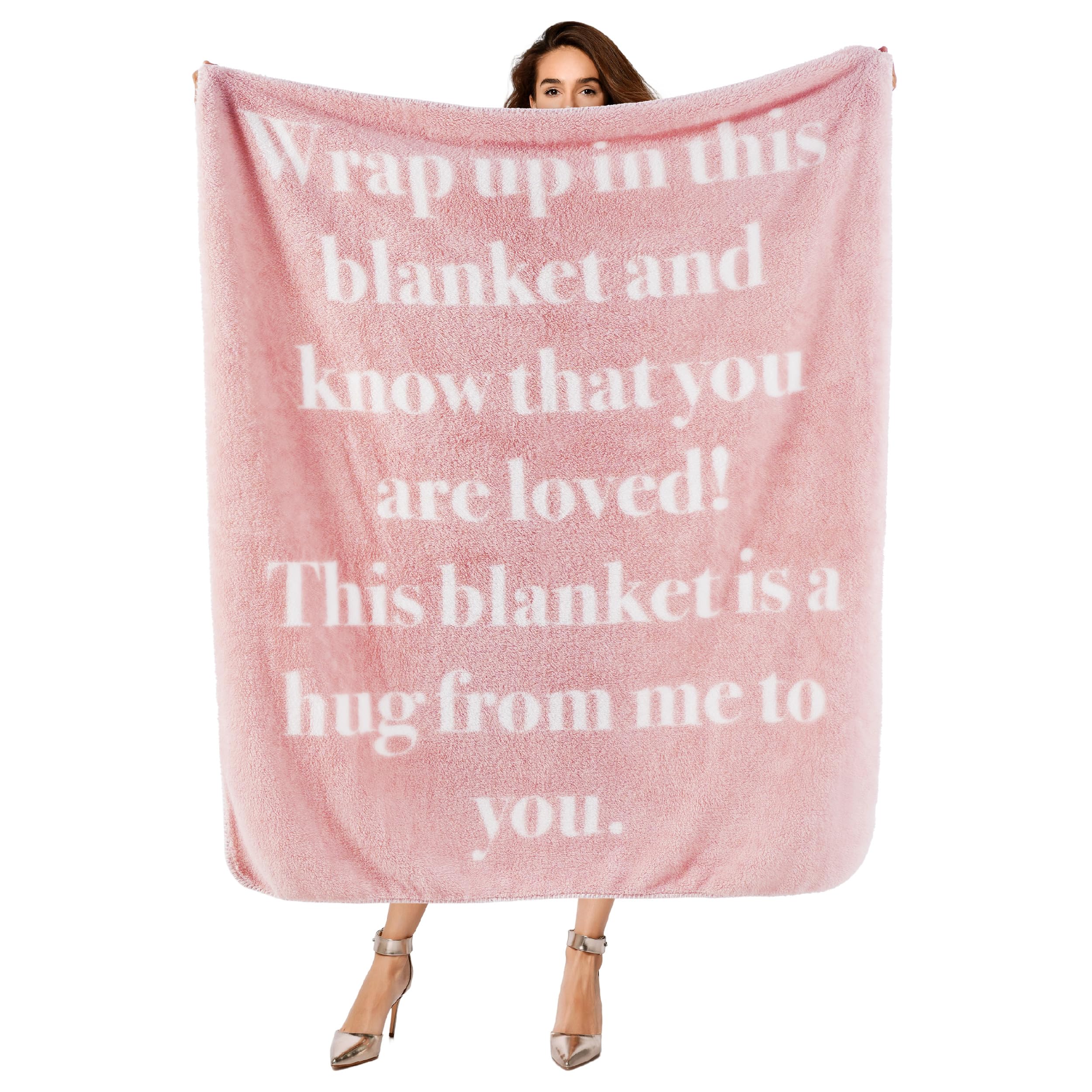 Foto 2 pulgar | Manta De Cama Get Well Gifts Para Mujer, Color Rosa, 50 X 60 Pulgadas - Venta Internacional.