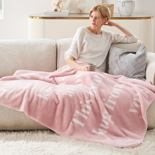 Foto 4 | Manta De Cama Get Well Gifts Para Mujer, Color Rosa, 50 X 60 Pulgadas - Venta Internacional.