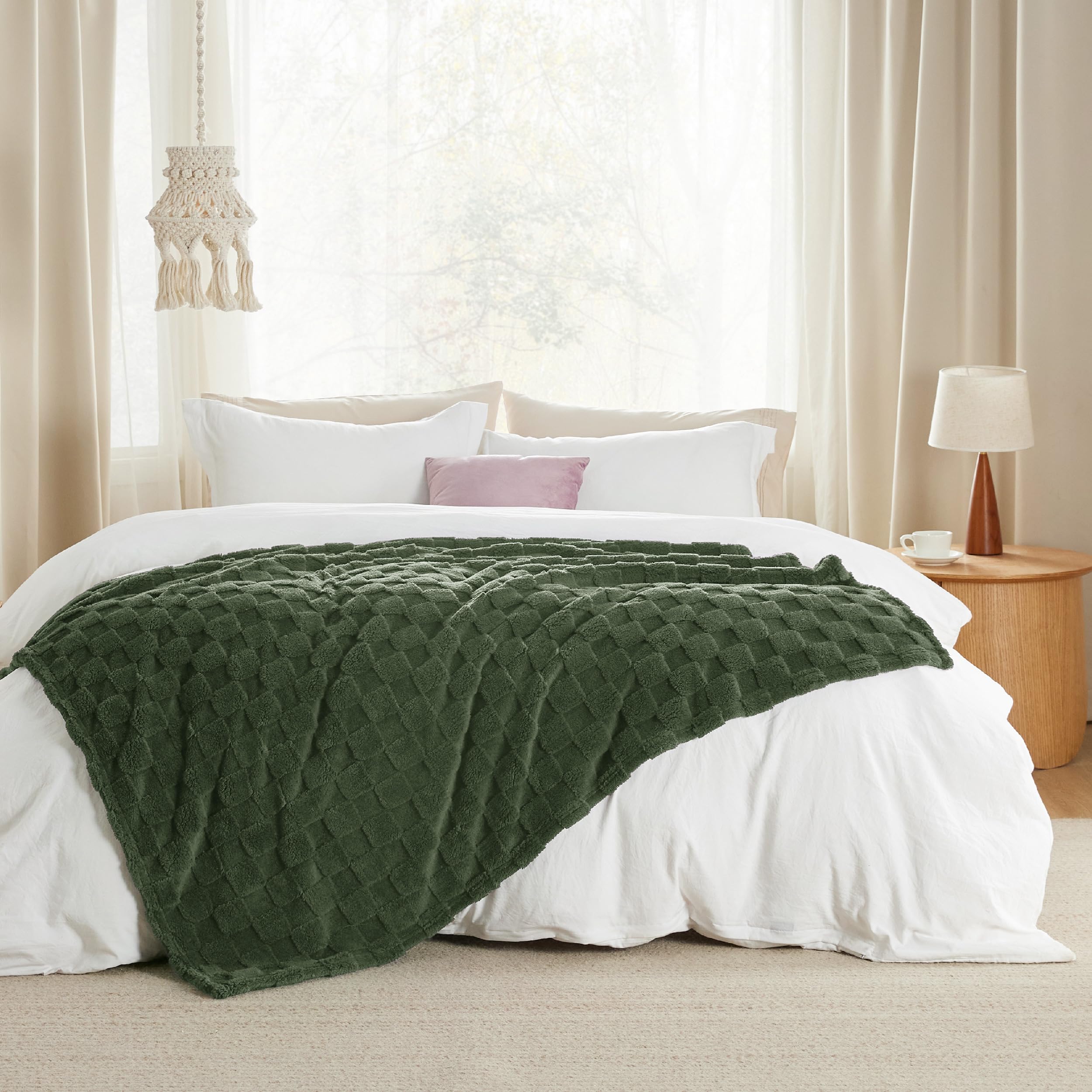 Foto 7 pulgar | Manta Polar Bedsure Verde Bronce Para Sofá 130 X 150 Cm - Venta Internacional.