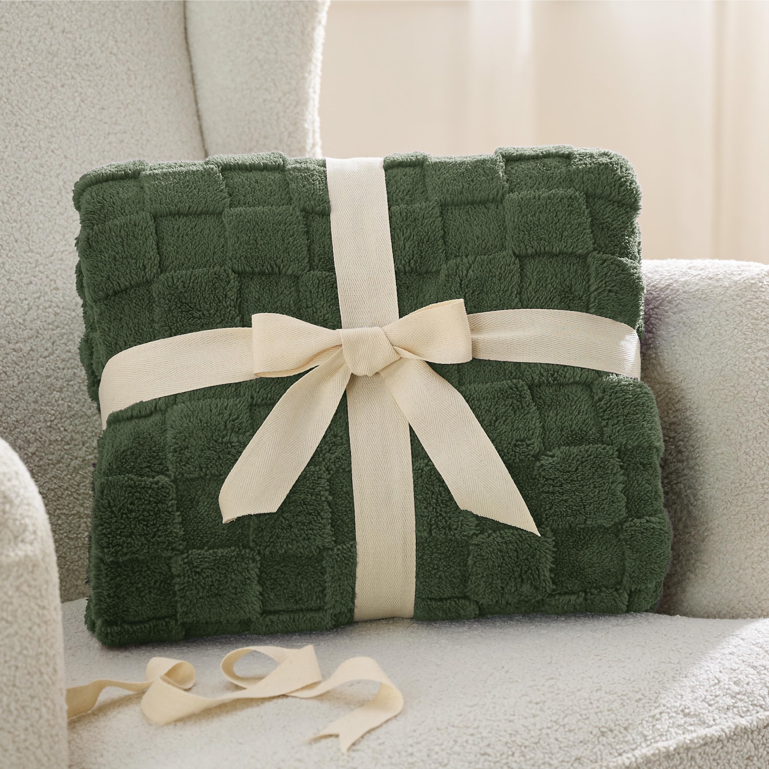 Foto 8 pulgar | Manta Polar Bedsure Verde Bronce Para Sofá 130 X 150 Cm - Venta Internacional.