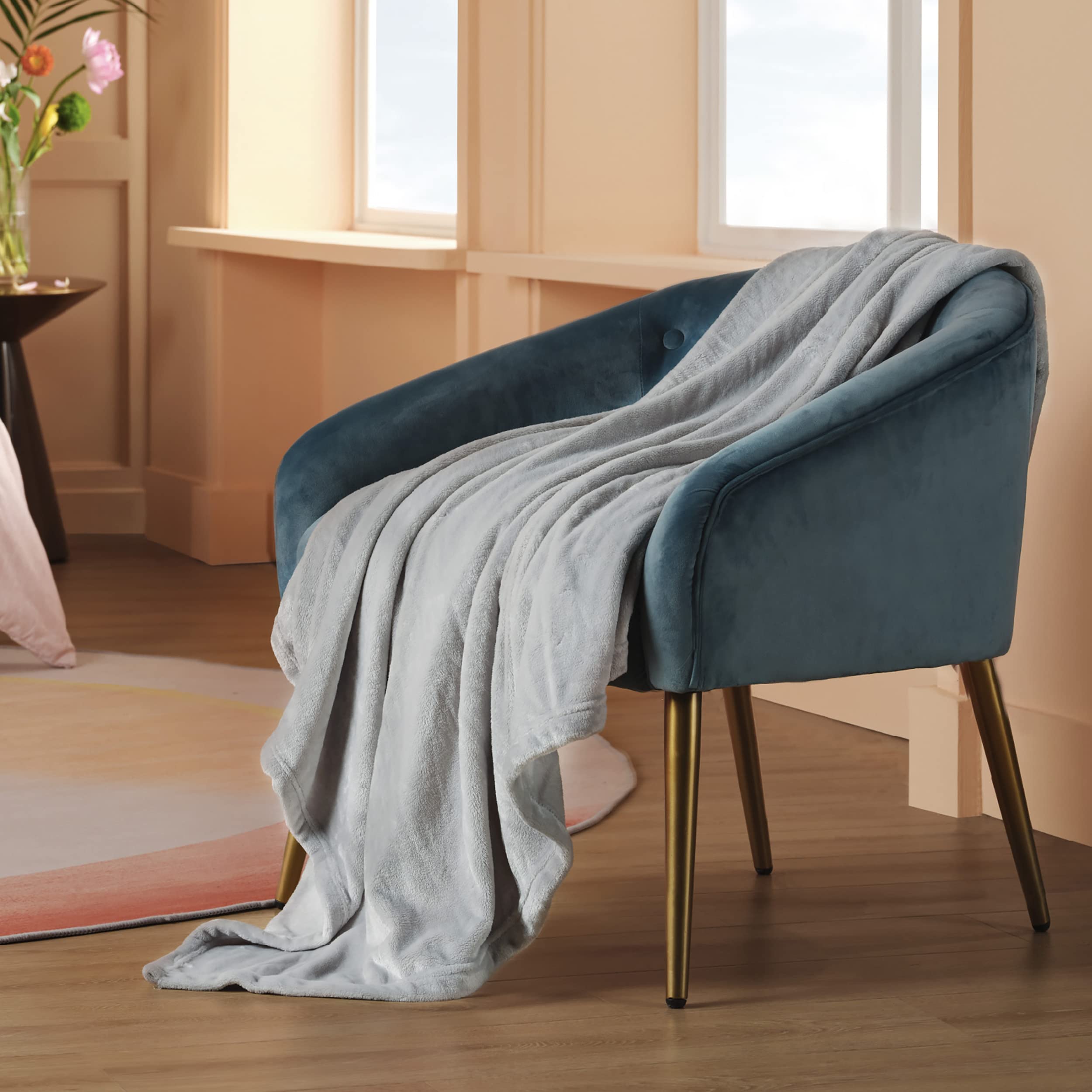 Foto 3 pulgar | Manta Polar Bedsure Twin Xl, Ligera, Suave Y Acogedora, Gris - Venta Internacional.