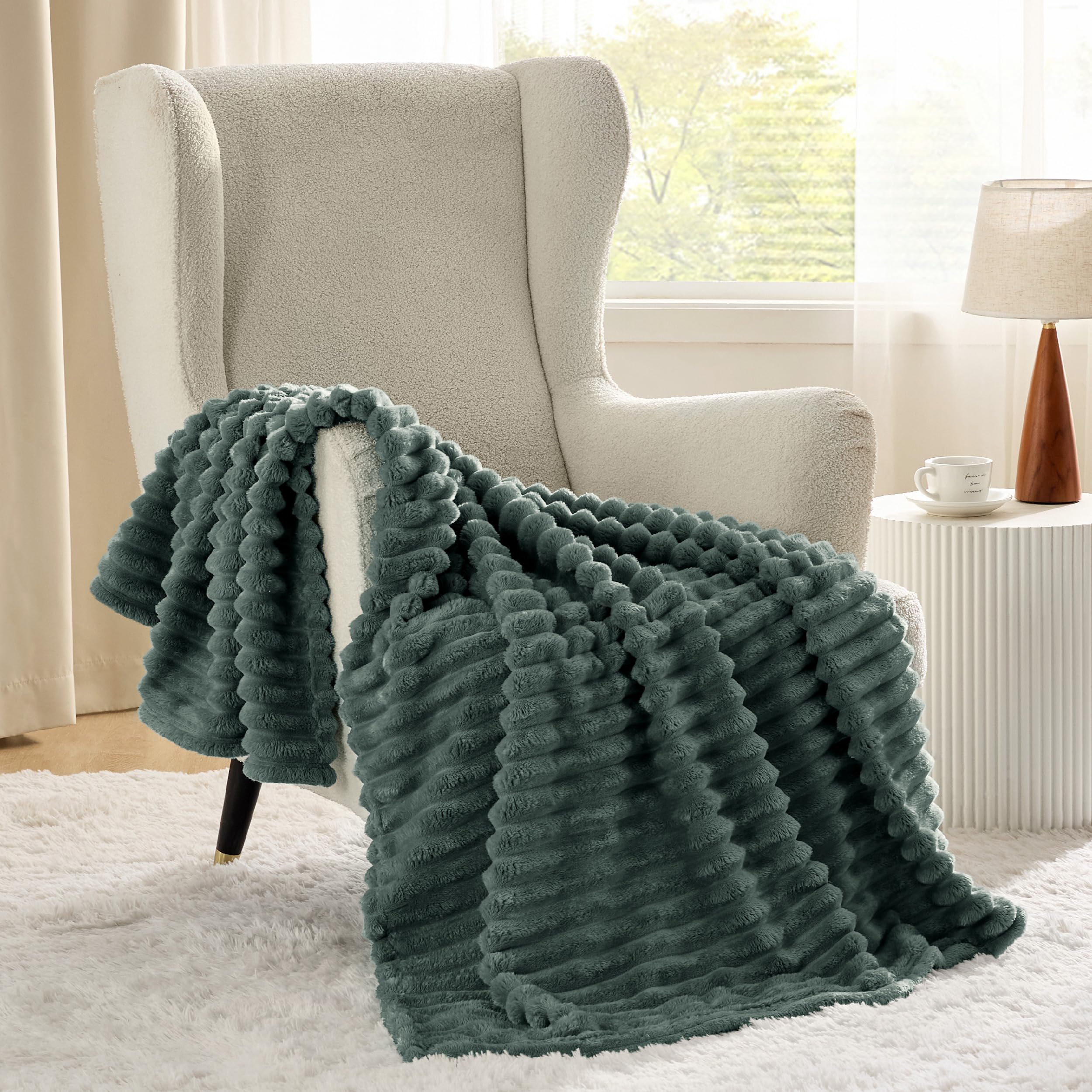 Foto 3 pulgar | Manta Polar Bedsure Mallard Green Para Sofá 130 X 150 Cm - Venta Internacional.