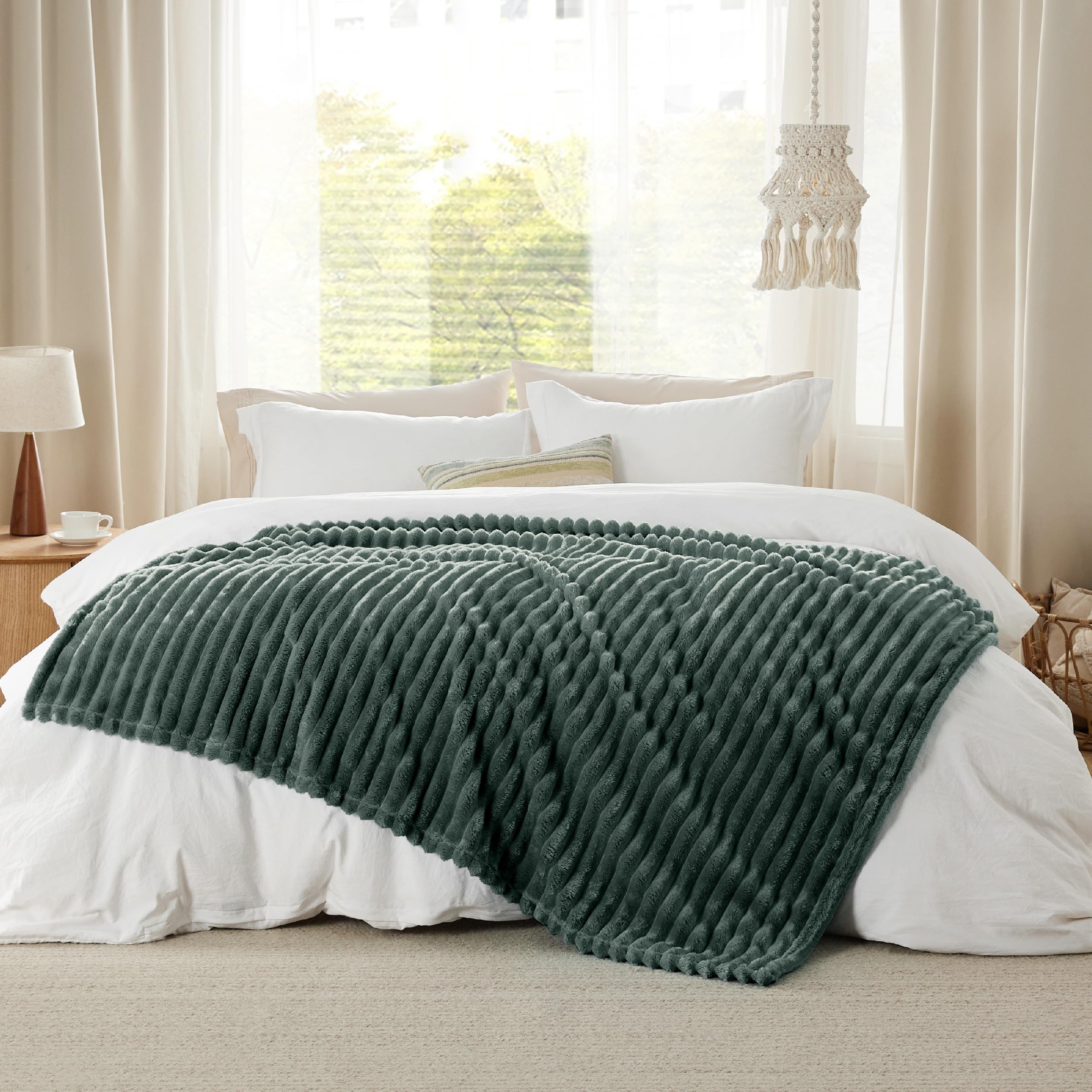 Foto 7 pulgar | Manta Polar Bedsure Mallard Green Para Sofá 130 X 150 Cm - Venta Internacional.