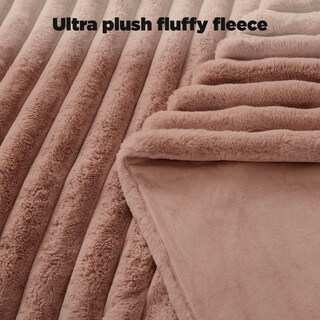 Foto 4 | Manta Bedsure De Piel Sintética Suave Y Esponjosa, 50 X 70 Pulgadas, Marrón Oscuro - Venta Internacional.