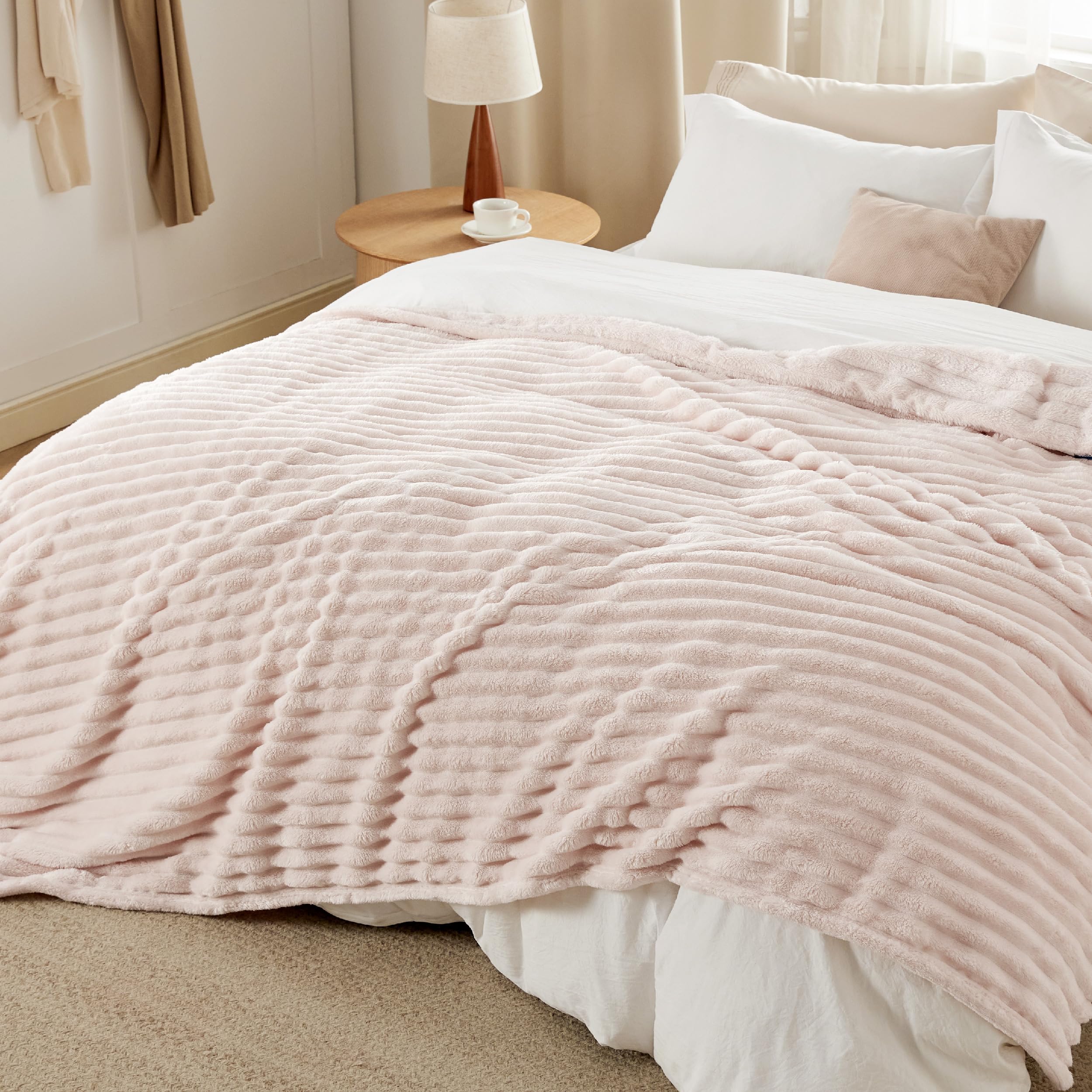 Foto 7 pulgar | Collar De Franela Blanket Bedsure California King Gentlesoft Acogedor - Venta Internacional.