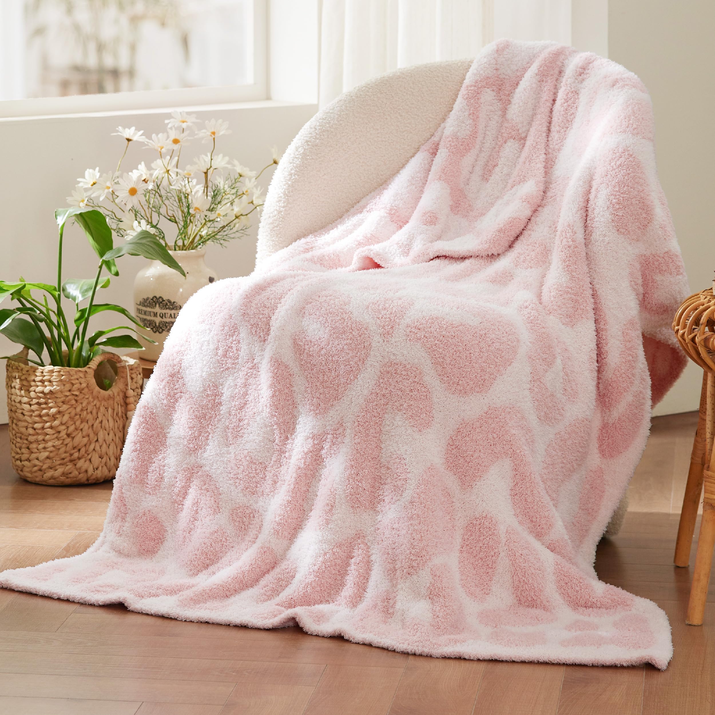 Foto 3 pulgar | Manta De Cama Con Diseño De Leopardo, Tejido Supersuave, 130 X 150 Cm, Color Rosa - Venta Internacional.