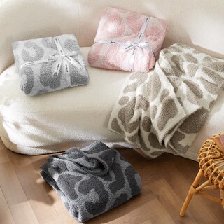 Foto 6 | Manta De Cama Con Diseño De Leopardo, Tejido Supersuave, 130 X 150 Cm, Color Rosa - Venta Internacional.
