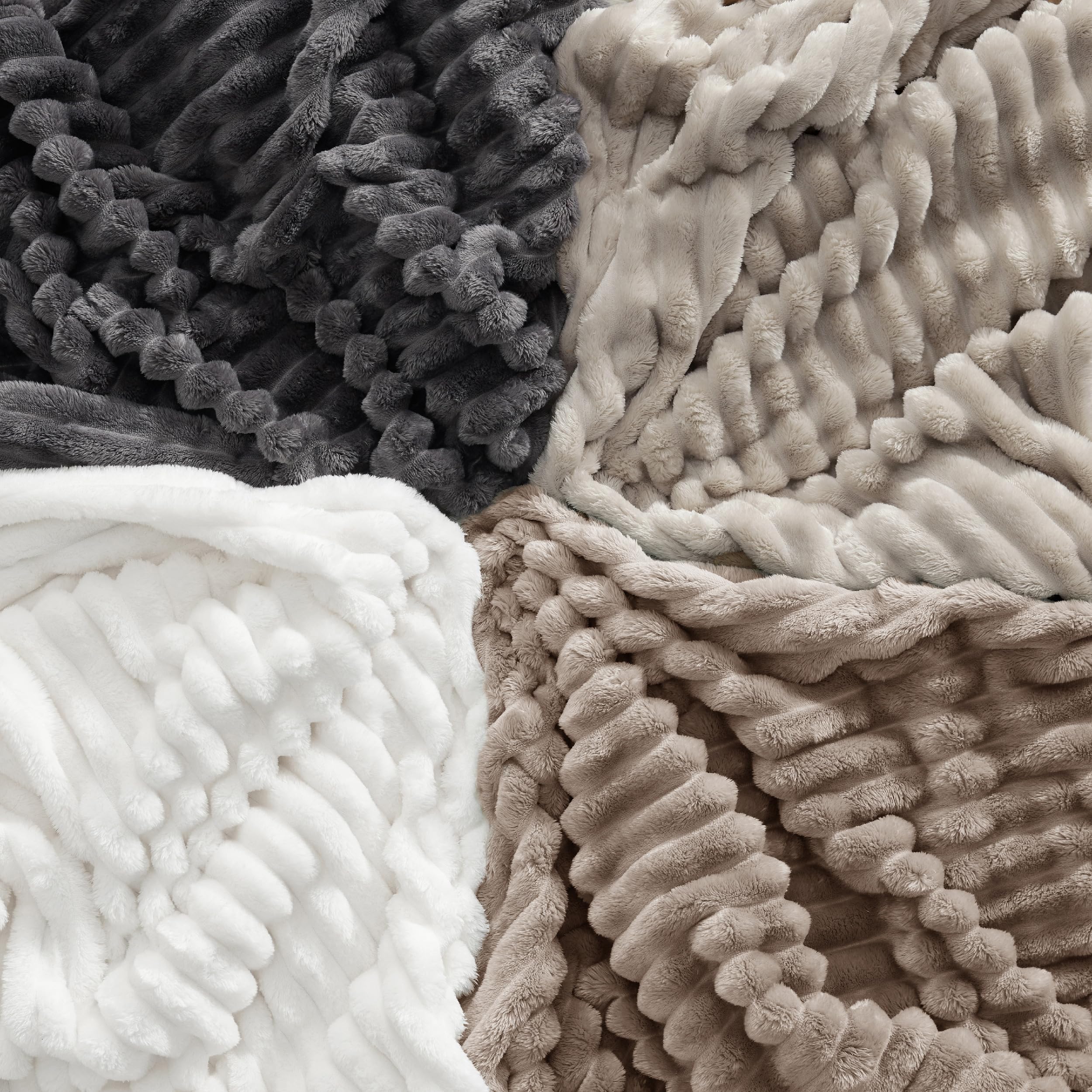 Foto 6 | Manta Bedsure, Forro Polar, Color Moca, Merengue, Para Sofá, 230 X 230 Cm - Venta Internacional.