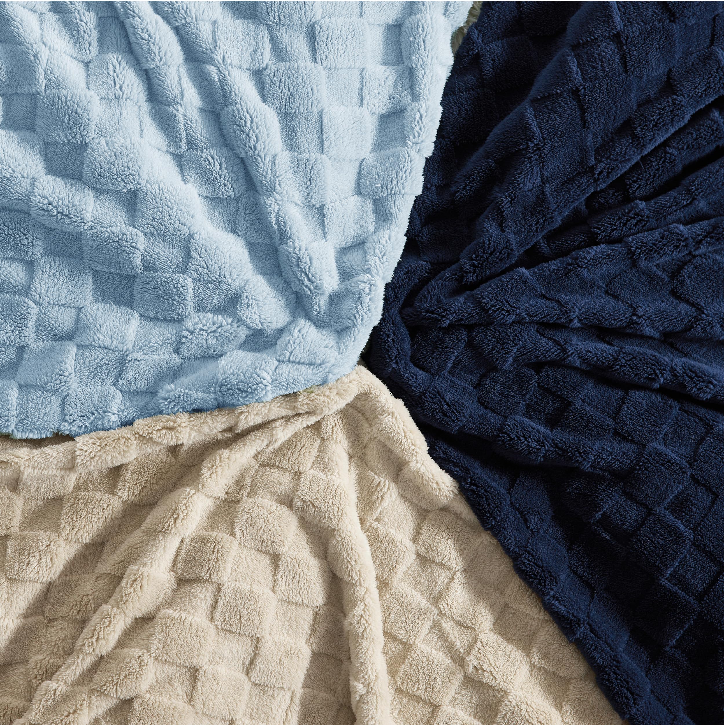 Foto 8 pulgar | Manta Bedsure De Forro Polar Azul Marino Para Sofá, 130 X 150 Cm - Venta Internacional.