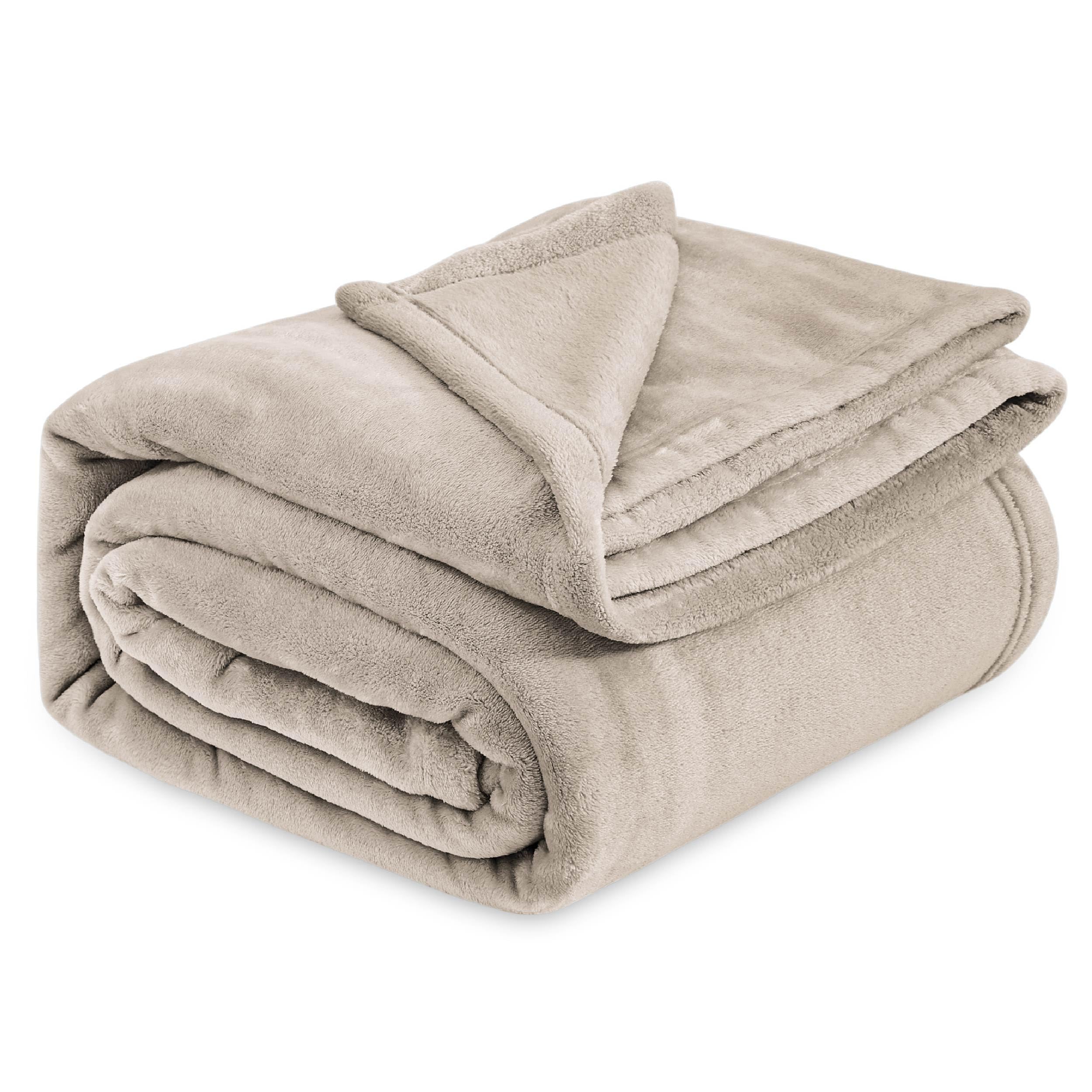 Manta de Cama Forro Polar  Queen Canela 230 X 230 cm - Venta Internacional
