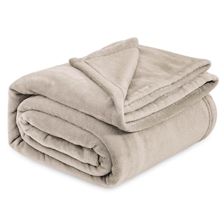 Foto 1 | Manta de Cama Forro Polar Queen Canela 230 X 230 cm - Venta Internacional