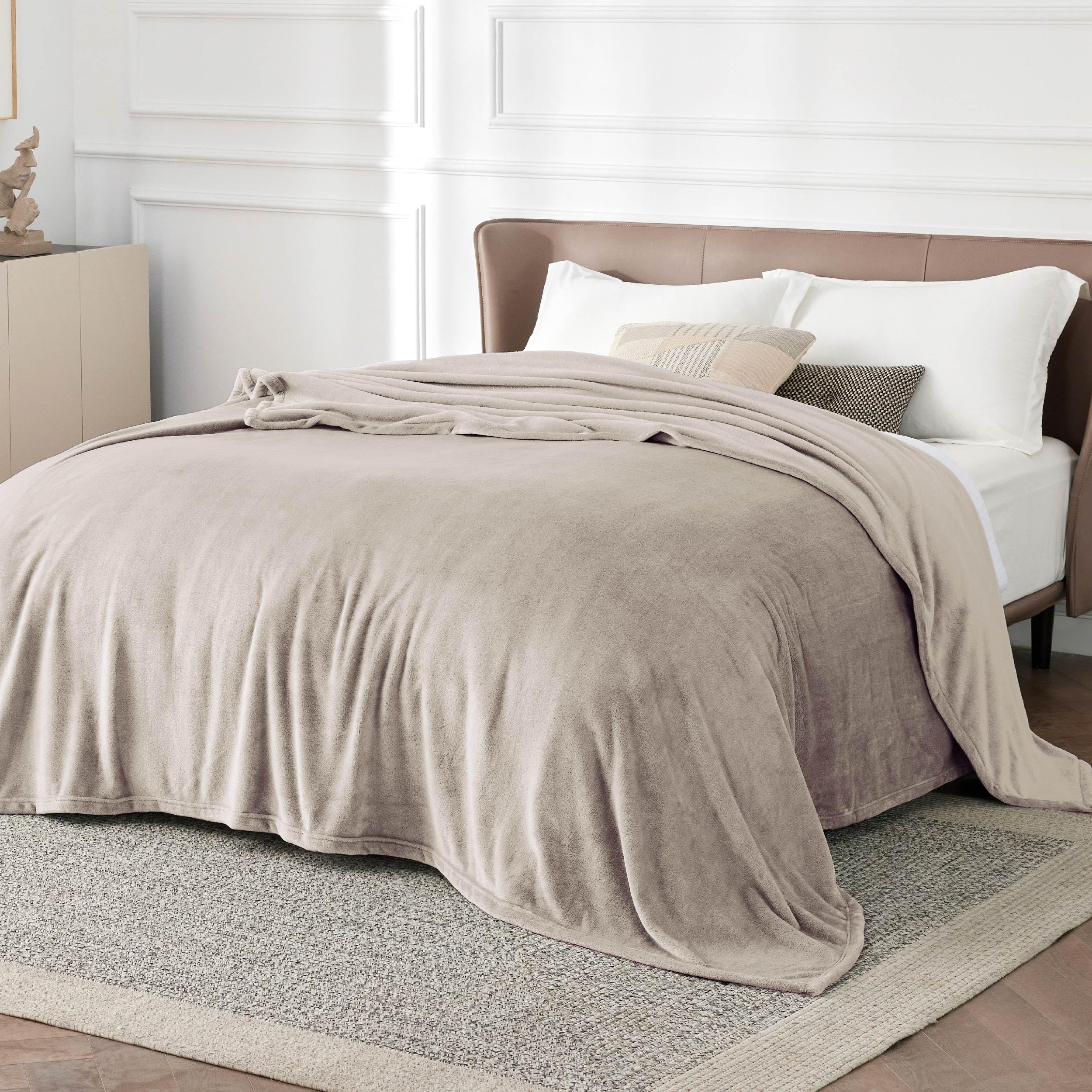 Foto 3 pulgar | Manta de Cama Forro Polar  Queen Canela 230 X 230 cm - Venta Internacional