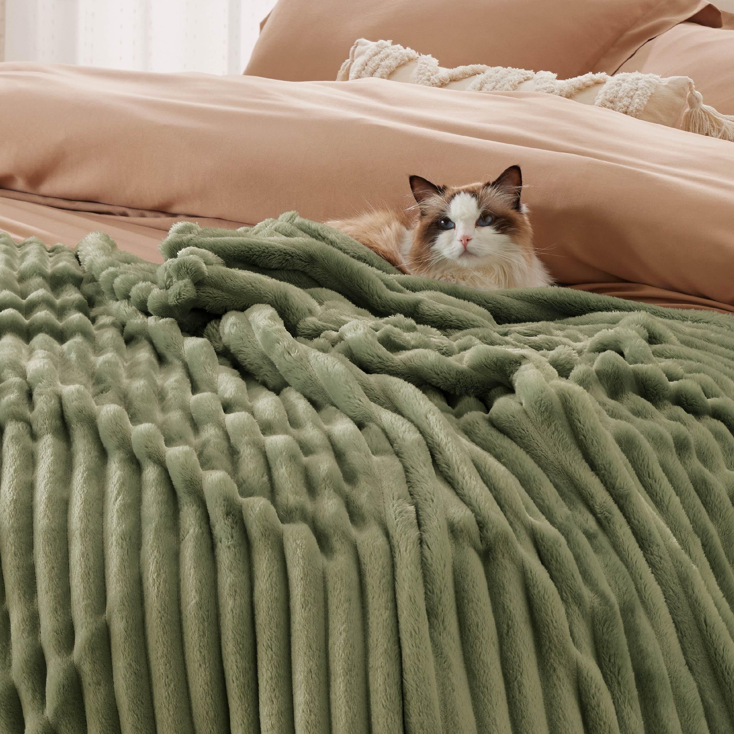 Foto 5 pulgar | Manta Bedsure Cypress Fleece Queen, 230 X 230 Cm, Para Sofá - Venta Internacional.