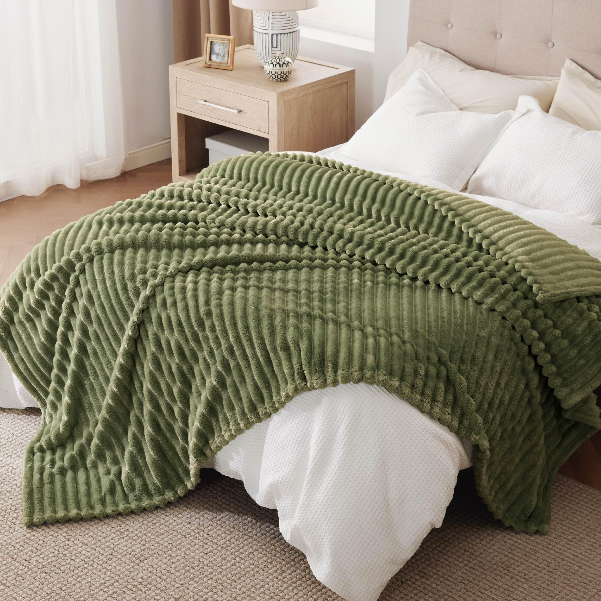 Foto 7 pulgar | Manta Bedsure Cypress Fleece Queen, 230 X 230 Cm, Para Sofá - Venta Internacional.
