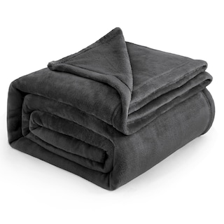 Foto 1 | Manta de Forro Polar Gris 210 X 230 cm - Venta Internacional