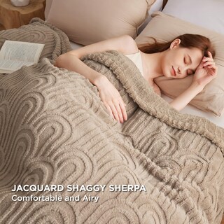 Foto 2 | Manta Polar Para Cama, Tamaño King, Supersuave Y Acogedora, Color Marrón - Venta Internacional.