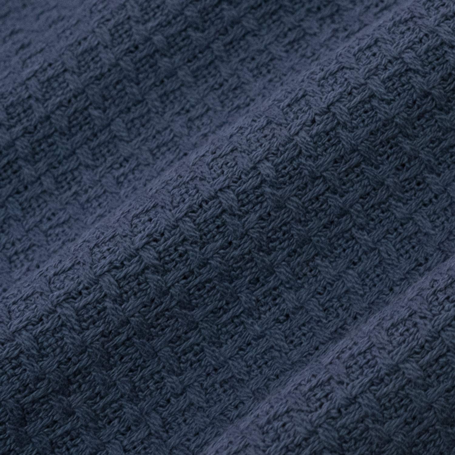 Foto 4 pulgar | Manta De La Colección Sweet Home 100% Algodón Fino King Navy - Venta Internacional.