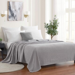 Foto 1 | Manta De La Colección Sweet Home 100% Algodón Fino King Silver - Venta Internacional.