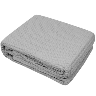 Foto 2 | Manta De La Colección Sweet Home 100% Algodón Fino King Silver - Venta Internacional.