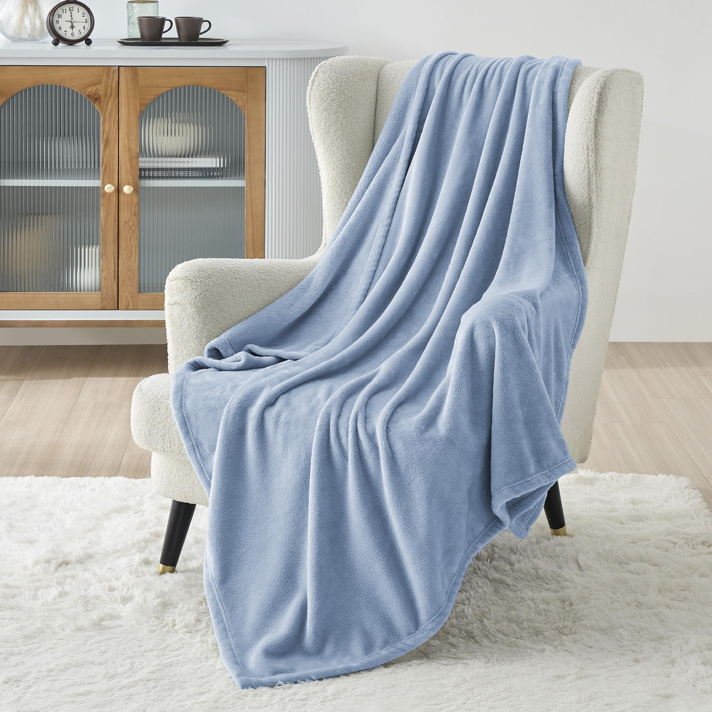 Foto 2 | Manta Polar Bedsure Azul Claro- Venta Internacional
