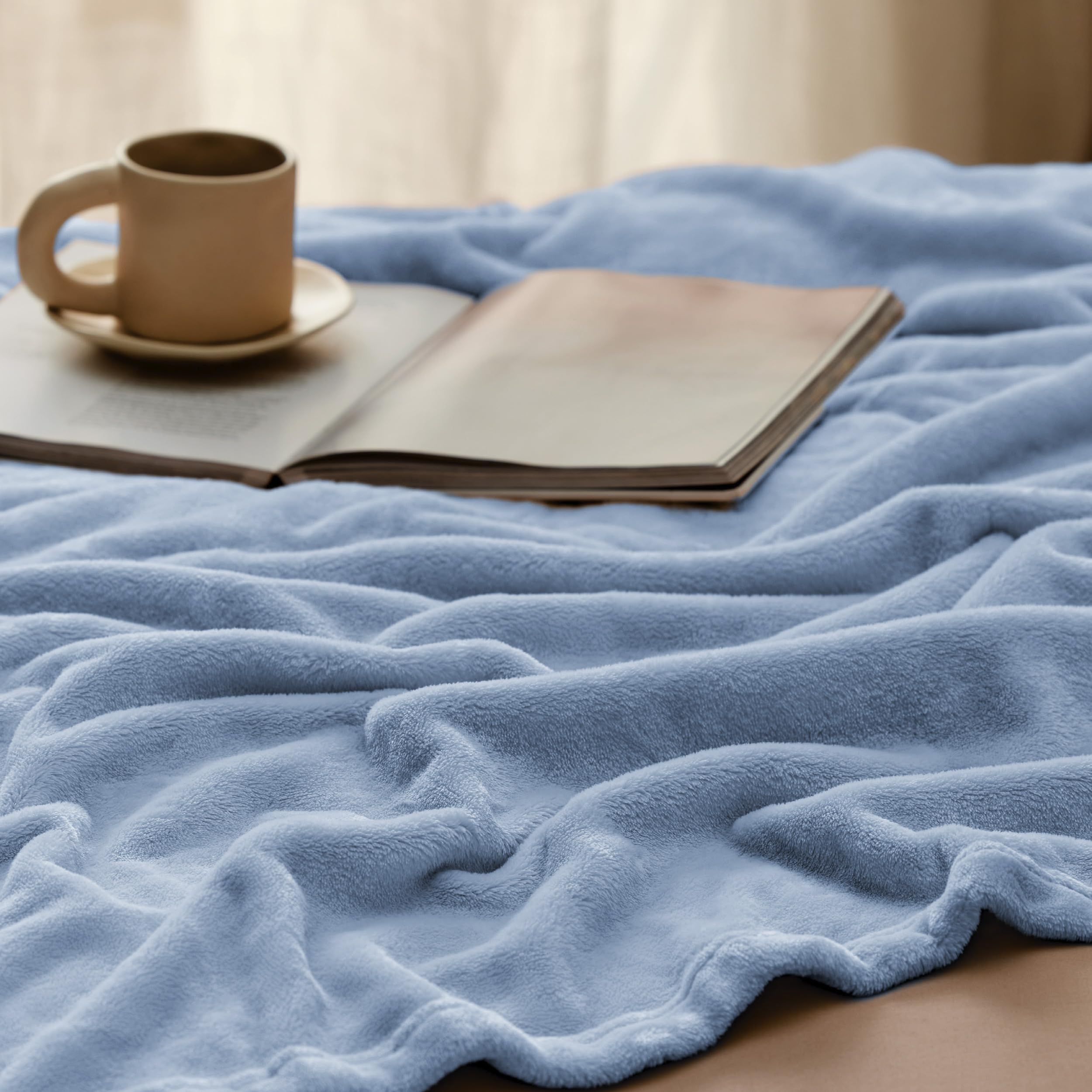 Foto 6 pulgar | Manta Polar Bedsure Azul Claro- Venta Internacional