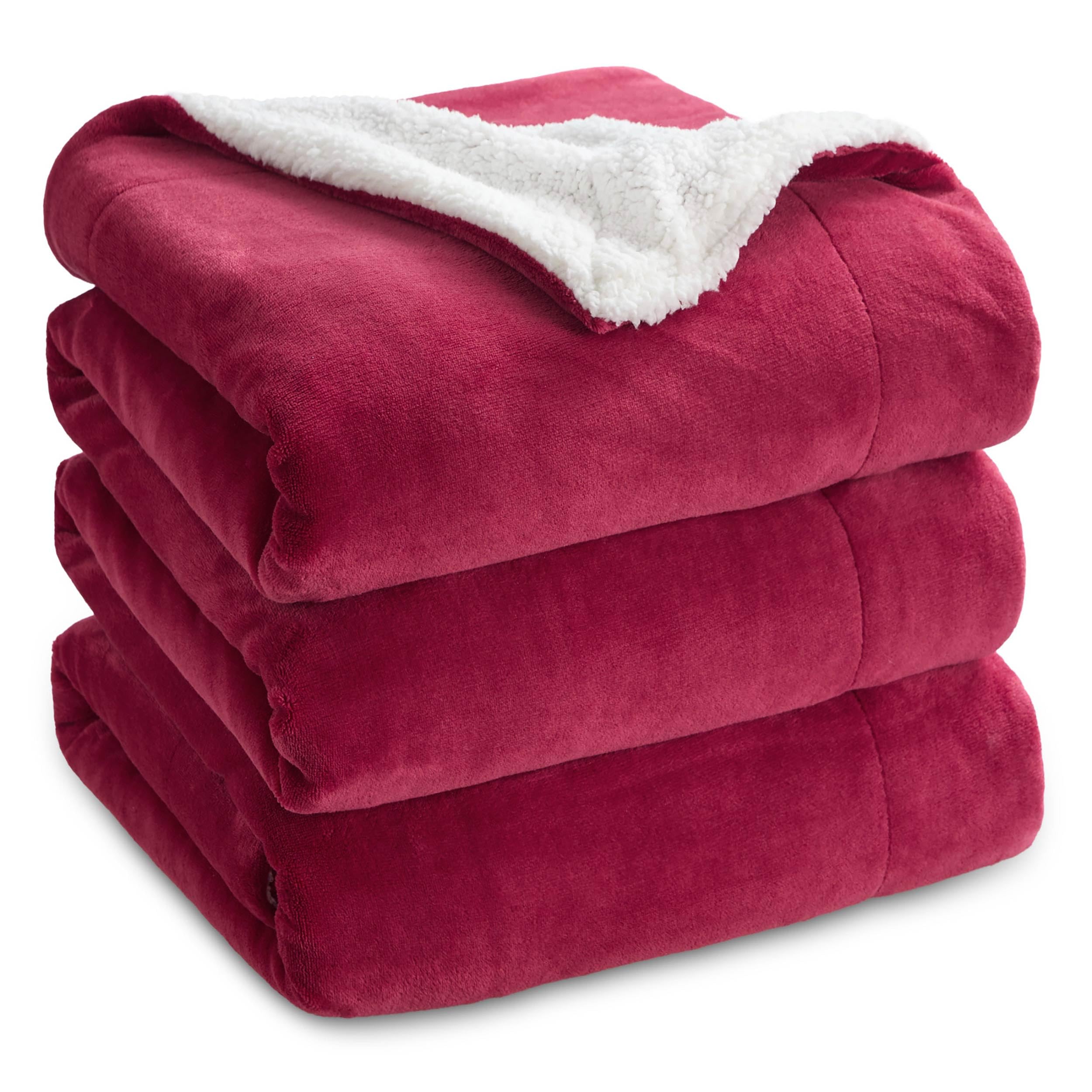Foto 2 pulgar | Manta Bedsure Sherpa Polar Queen Rojo Cálido - Venta Internacional