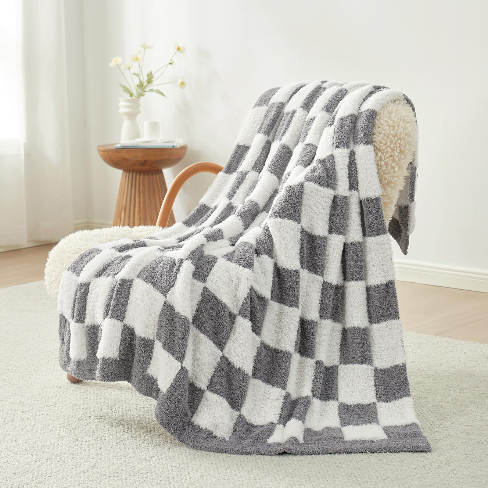 Manta Snuggle Sac De Piel Sintética Para Sofá, 1300 G, Gris, 130 X 150 Cm - Venta Internacional.