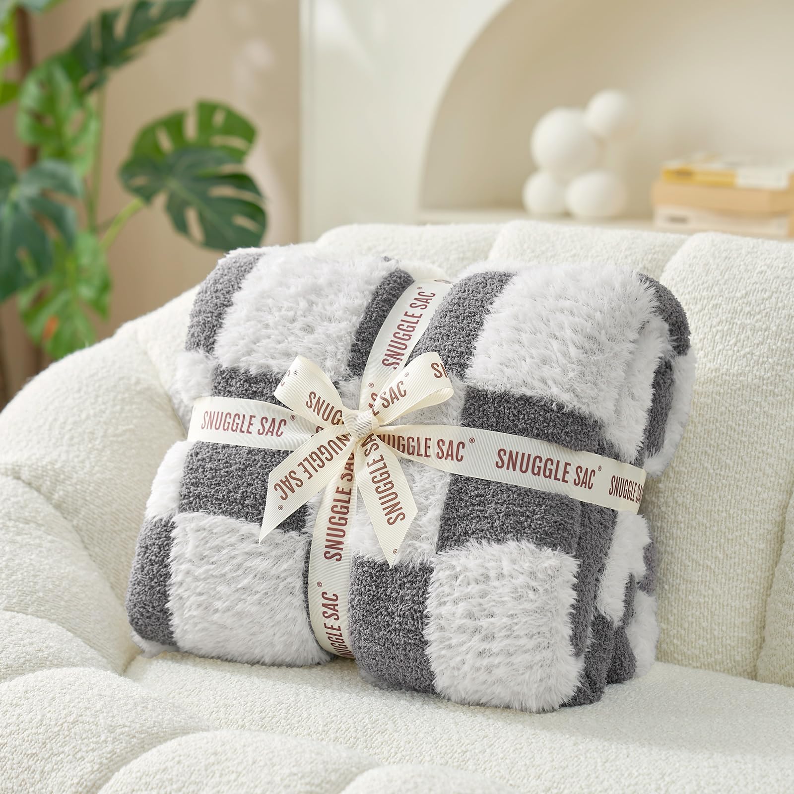 Foto 7 pulgar | Manta Snuggle Sac De Piel Sintética Para Sofá, 1300 G, Gris, 130 X 150 Cm - Venta Internacional.
