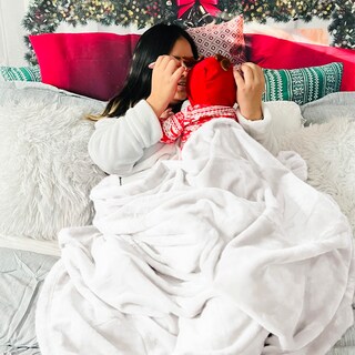 Foto 5 | Cobija Polar Blanket Bedsure Franela Blanca - Venta Internacional