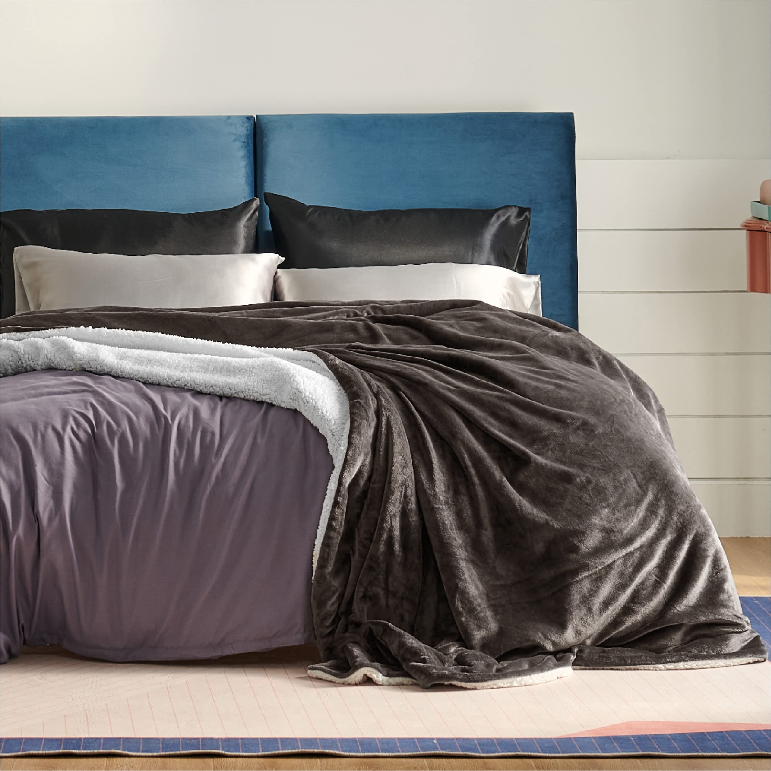 Foto 4 pulgar | Manta Bedsure Sherpa De Forro Polar, Tamaño Queen, Grueso, Marrón Cálido - Venta Internacional.