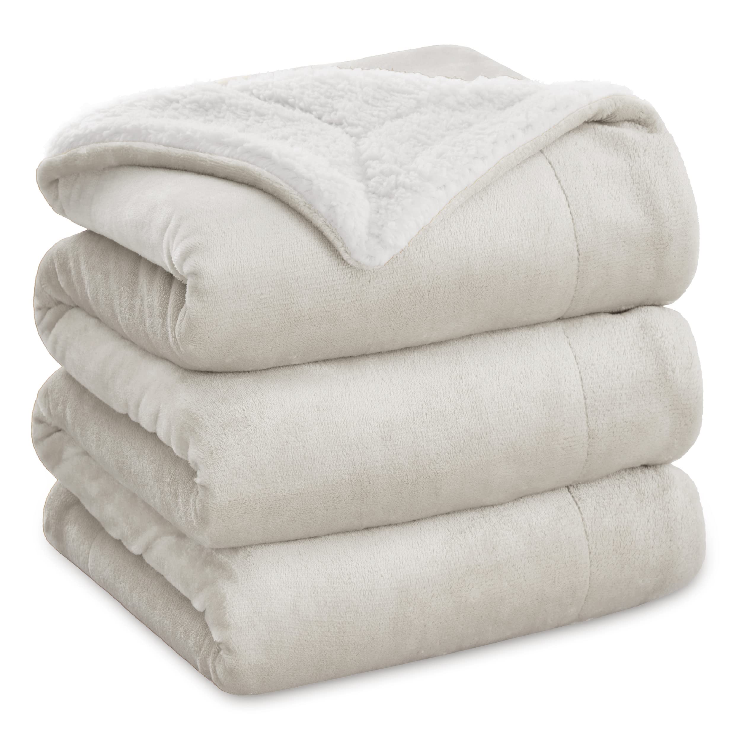 Foto 2 pulgar | Manta Bedsure Sherpa De Forro Polar, Tamaño King, 270 X 230 Cm, Lino - Venta Internacional.